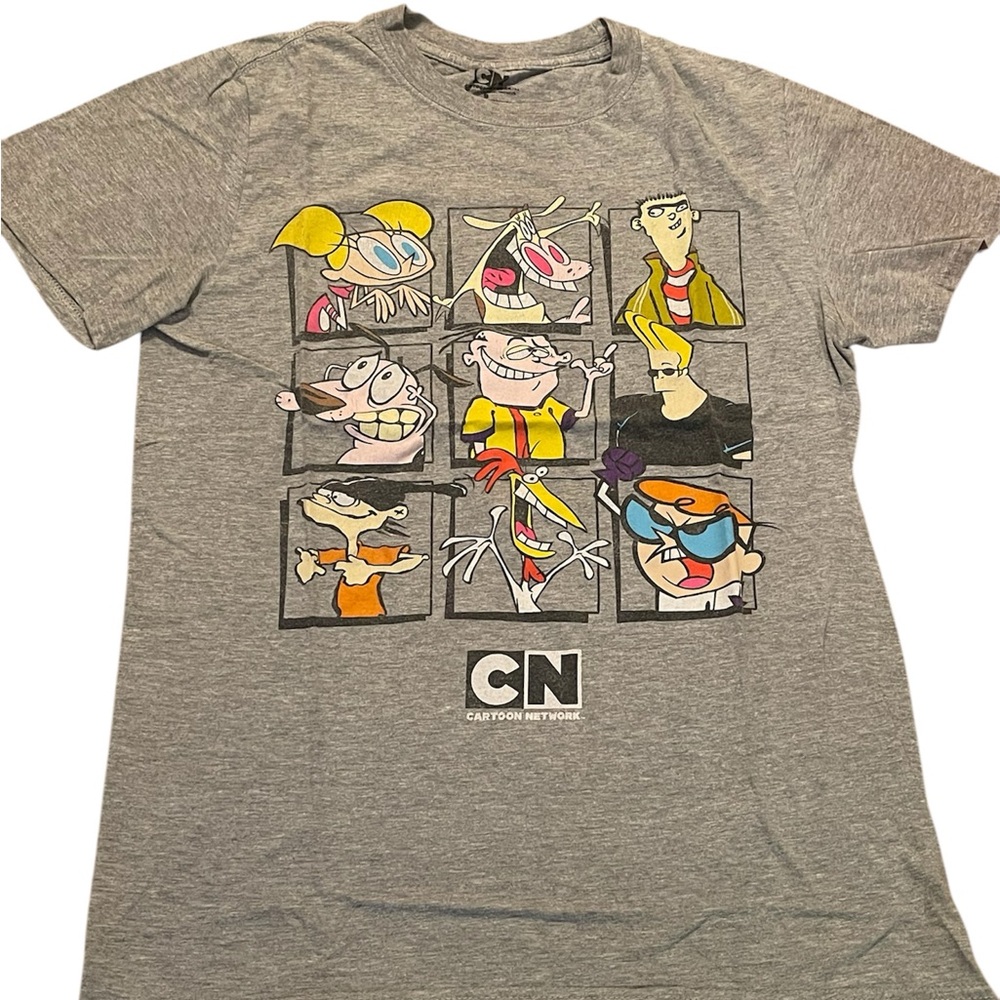 Classic Cartoon Network Cartoon Gray Tee Unisex Size Small